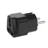 Adattatore spina di rete Maclean MCE155 NEMA 5-15P Tipo E FR nero