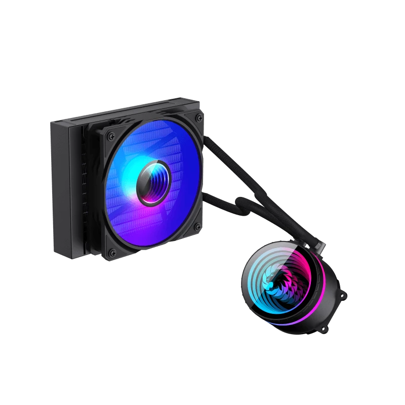 Gamemax | Dissipatore a liquido per CPU | ICEBURG 120 | nero
