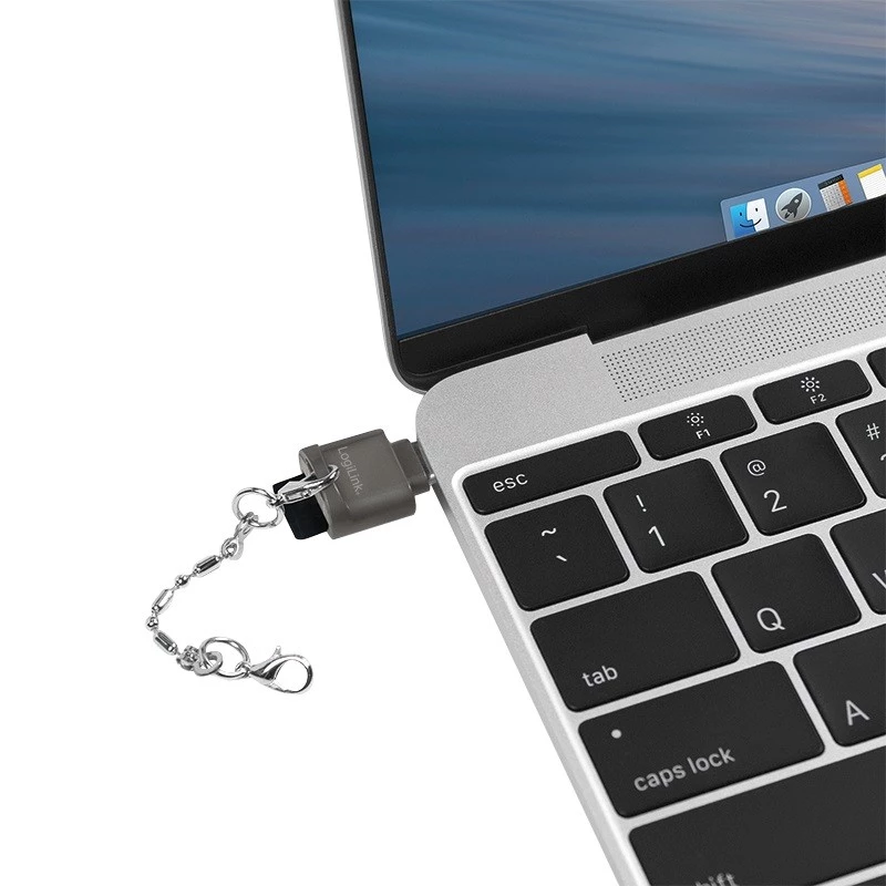Lettore di schede microSD USB-C a portachiavi