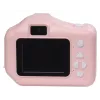 Denver KPC-1370P fotocamera digitale per bambini con stampante termica, LCD da 2,8 pollici, 48 MP, video 1440p, rosa