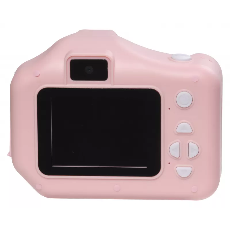 Denver KPC-1370P fotocamera digitale per bambini con stampante termica, LCD da 2,8 pollici, 48 MP, video 1440p, rosa