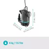 Attrezzo da giardino Gardena 09016-47 20000 L nero