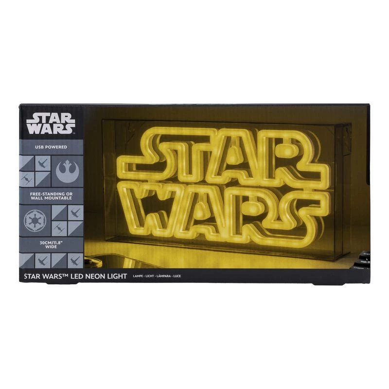 Luce neon LED Paladone Star Wars Design PP13123SW — insegna LED decorativa da parete o mensola