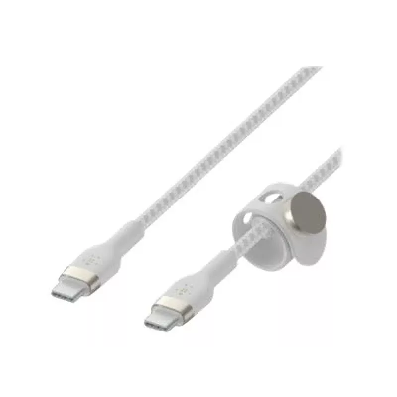 Belkin BOOSTCHARGE PRO Flex Cavo USB 1 m USB 2.0 USB C bianco (CAB011BT1MWH)