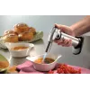 GEFU FUEGO Creme Brulee cannello da cucina G-35400, nero/acciaio inox
