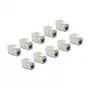 DeLOCK Modulo Keystone 88120 piatto RJ-45 grigio 10 pezzi