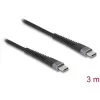 Cavo USB DeLOCK 81126 USB 2.0 3m USB C nero