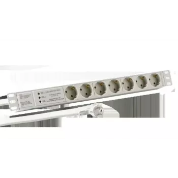 EFB Elektronik EK631DE.3GR Distributore di corrente 2 m 7 uscite AC per interni grigio chiaro
