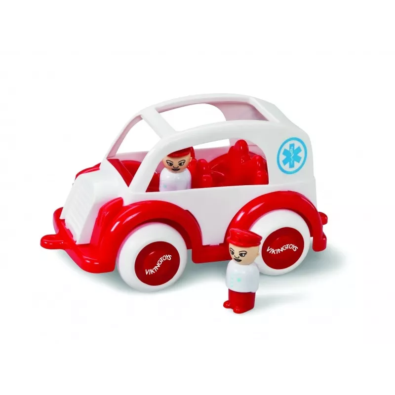 Veicolo Jumbo ambulanza con figure Viking Toys