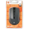 Mouse ottico senza fili DEFENDER MM-935 RF, ambidestro, 1600 DPI, grigio, ricevitore USB, batterie AAA