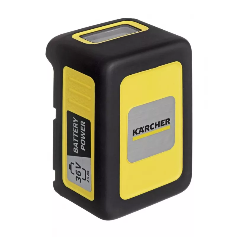 Set batteria e caricabatterie Kärcher Starter Kit Battery Power 36/25 — 36 V, 2500 mAh, giallo