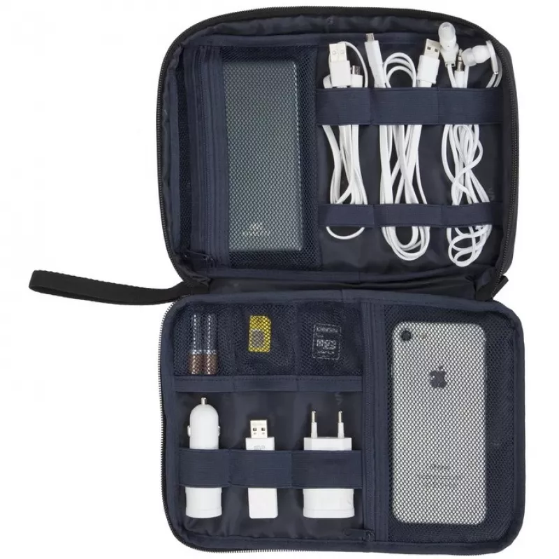 Borsa a tracolla Rivacase 5632 poliestere nero uomo
