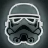 Luce neon LED da parete Paladone Stormtrooper modello PP14595SWVN, illuminazione decorativa Star Wars