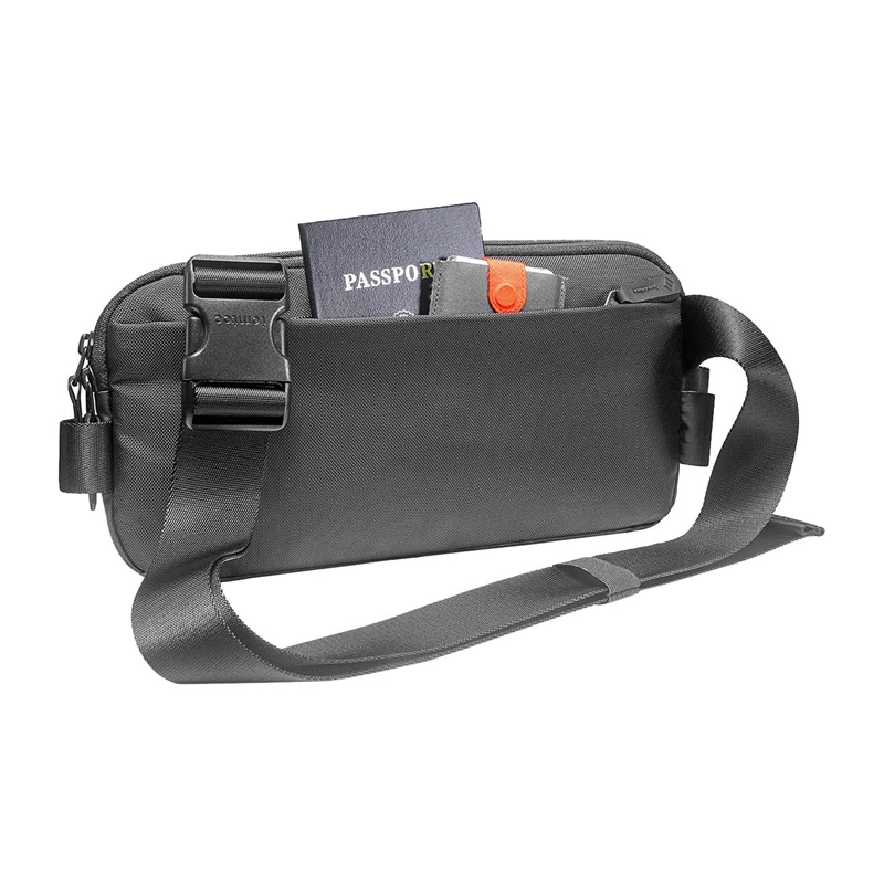 Borsa a tracolla Tomtoc Explorer-T21 S — compagno compatto per l'essenziale, nero