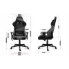 Sedia da gaming Huzaro Force 6.2 grigio Mesh