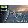 Kit di montaggio modello in plastica REVELL Arado AR-240 scala 1:72 — modello aereo da montare