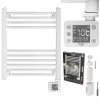 Termoarredo elettrico LED per bagno | AD 7823 | radiatore | 400 W | bianco | IP24