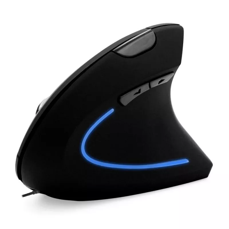 MEDIA-TECH VERTIC MT1122 Mouse verticale con filo 6400 DPI nero