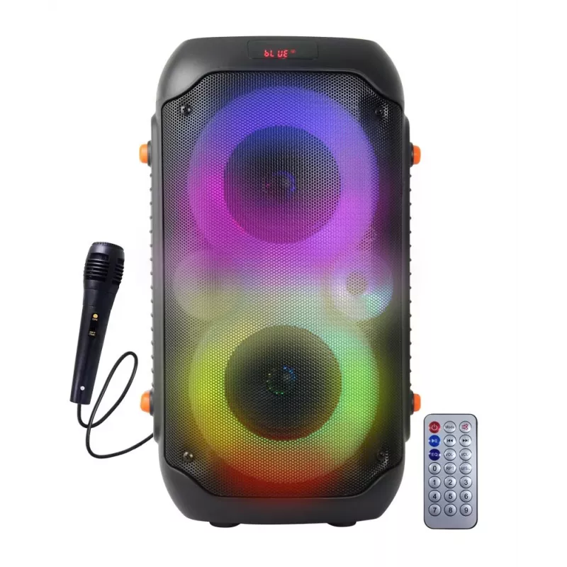 Esperanza EP156 BT FM LED RGB diffusore KARAOKE nero 20W