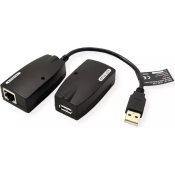 Adattatore per cavo Value 12.99.1123 USB-A - RJ-45 nero (12.99.1123)