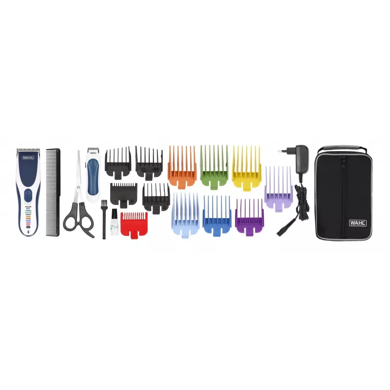 Wahl 09649-916 Tagliacapelli/trimmer blu, bianco 8 nickel-metallo idruro (NiMH)