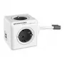 Prolunga elettrica Allocacoc 1407/DEEUPC 3 m 4 prese AC grigio bianco