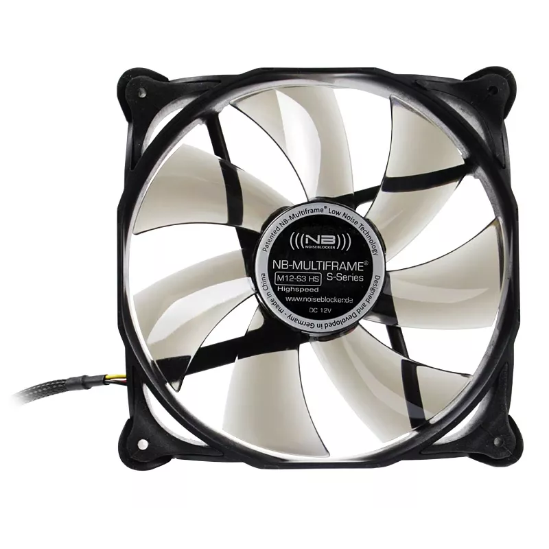 Noiseblocker Multiframe S-Series M12-3 ventola per case, 120 mm