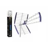 Antenna TV da interno/esterno LIBOX LB-1000, direzionale DVB-T/T2, guadagno 16,5 dBi, 600×1050×800 mm, alluminio