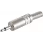 Connettore jack mono 3,5 mm ShiverPeaks 22220510, corpo in metallo, connettore mono 3,5 mm