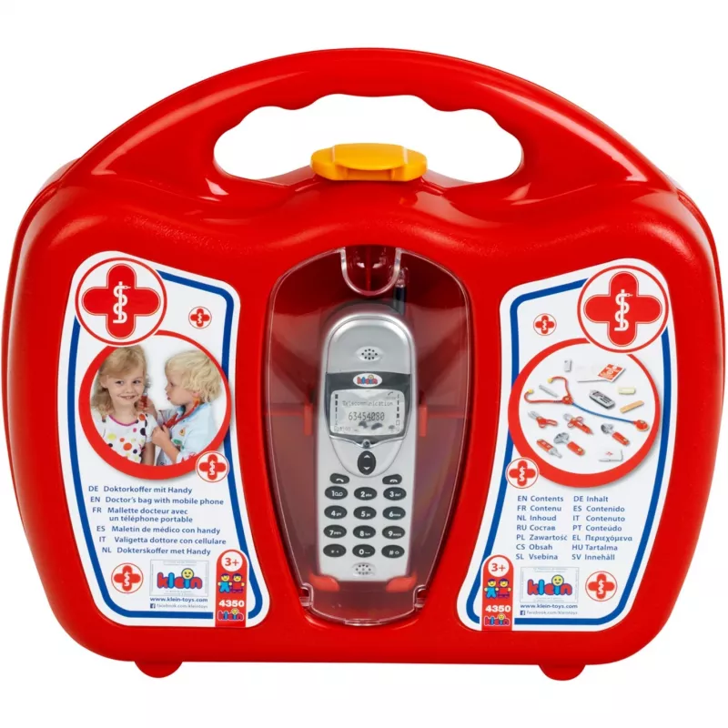 Valigetta del medico con cellulare