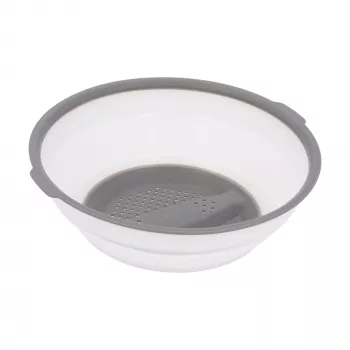 Copri cibo JATA HACC4530 grigio bianco rotondo 26 cm