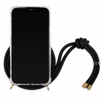 Lookabe custodia per telefono con collana per iPhone XR, oro/nero