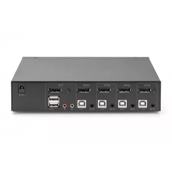Switch KVM Digitus DS-12891 4x1 DP USB 4K Ultra HD