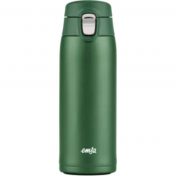 Tazza termica EMSA N2151900, verde scuro, 0,4 L, coperchio a scatto