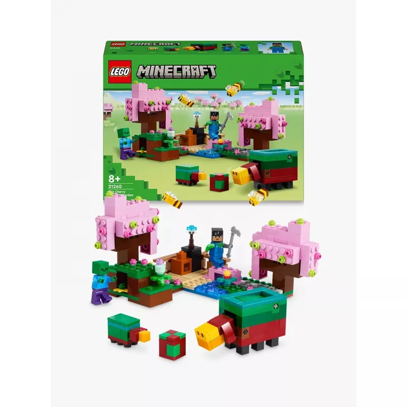 Lego 21260 Minecraft Giardino dei ciliegi in fiore set di gioco