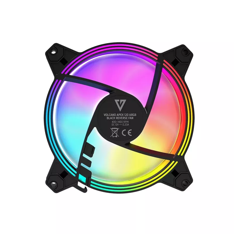 Ventola per case MODECOM Volcano Apex 120 ARGB Reverse nera
