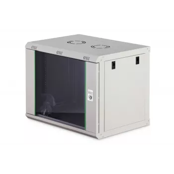 Case rack 9U da parete DIGITUS Dynamic-N DN-37104, 600 x 450 mm, IP20, serratura a chiave, smontato