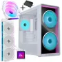 Bundle case PC Lian Li LANCOOL 217 INF + HydroShift II LCD-S 360TL AIO + 3x ventole UNI FAN SL-INF 120 Reverse Blade - bianco