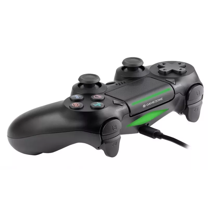 Gamepad con cavo TRACER SHOGUN PRO nero — 16 tasti, analogico/digitale, cavo 1,5 m, vibrazione, PC/PS4/PS3