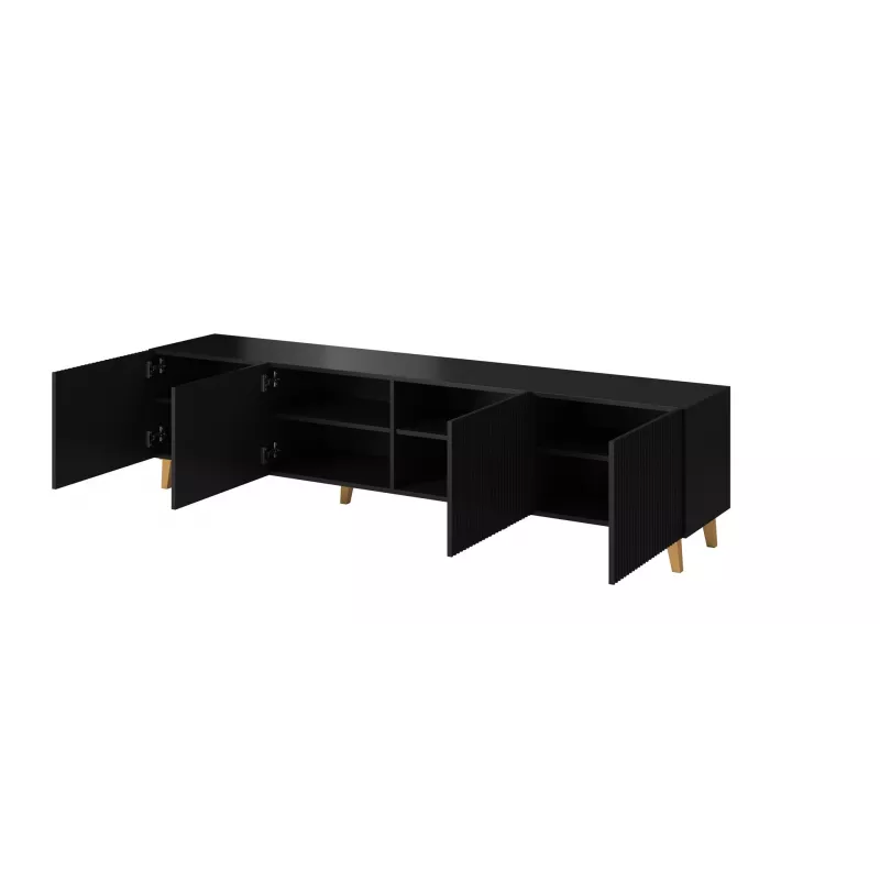 Mobile TV Cama RTV PAFOS 200x42x52 nero opaco