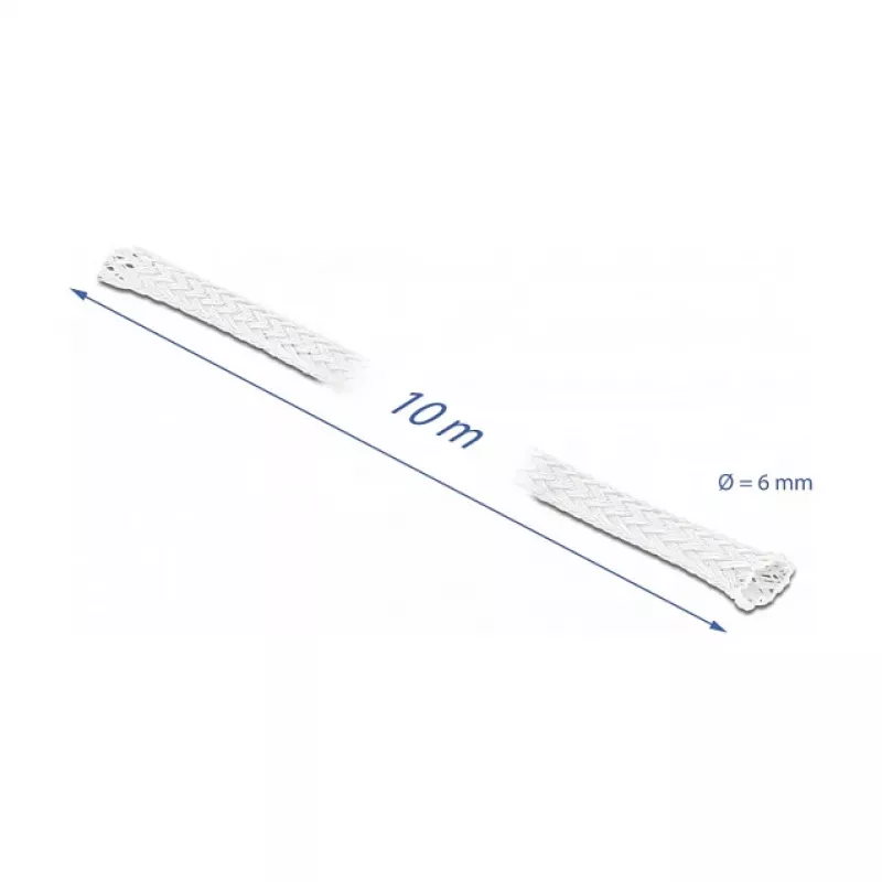 Guaina per cavi DeLOCK 20693 bianco