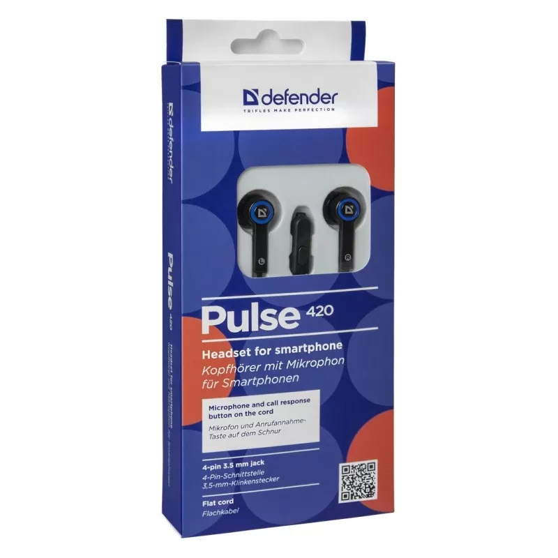 Auricolari con filo Defender PULSE 420