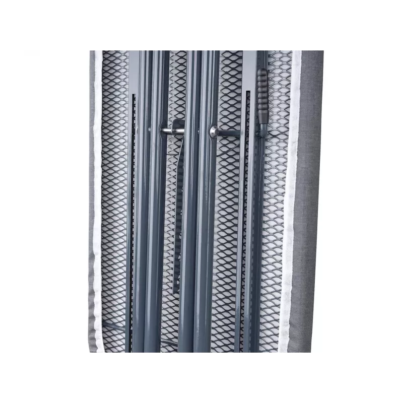 Leifheit Classic M Black 72486 asse da stiro di dimensioni standard, 120 x 38 cm, altezza 69–88 cm, nera