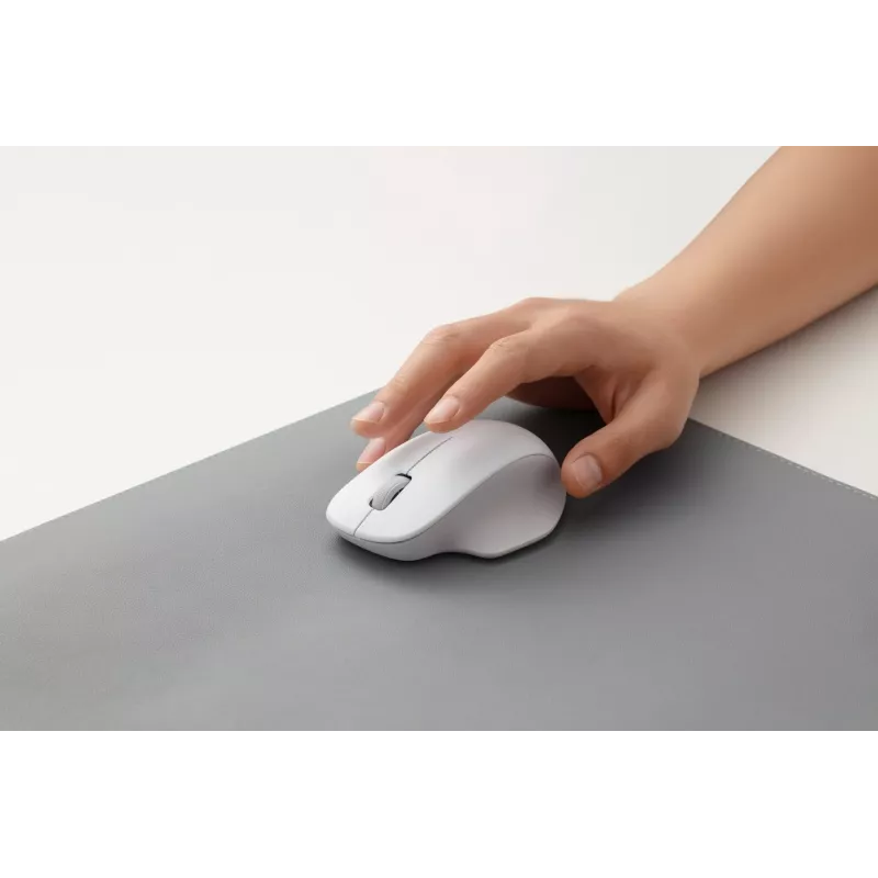 Mouse wireless Xiaomi Mouse Comfort Edition 2,4 GHz, ergonomico, tracciamento ad alta precisione, bianco