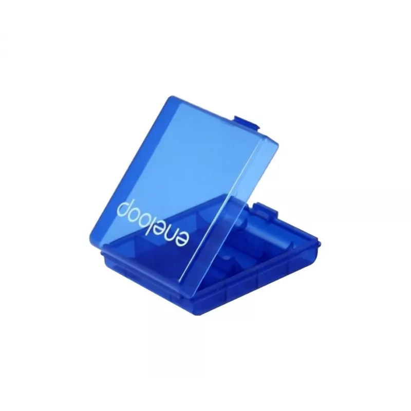 Batterie ricaricabili PANASONIC ENELOOP AA 2000 mAh 4 pz. + custodia (BK-3MCDE/4CP+CASE)