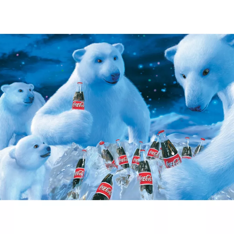 Coca-Cola - Orsi polari, puzzle 1000 pezzi