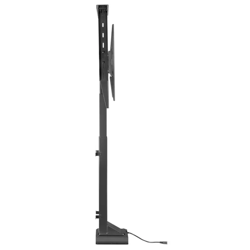 Maclean MC-866 supporto TV elettrico a scomparsa per 37-65 pollici (94-165,1 cm), telecomando, VESA fino a 600×400, max 50 kg, nero