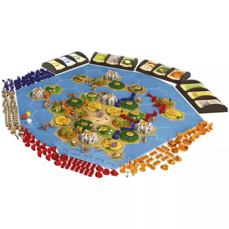Gioco da tavolo Kosmos KOO Catan 3D – set di espansione Seefahrer + Städte & Ritter