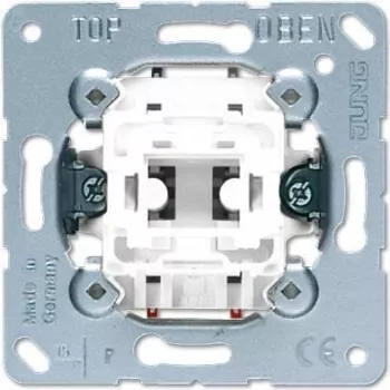 JUNG 532 U - Interruttore a pulsante - 2P - Cablato - Metallico - 250 V - 10 A