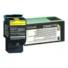 Lexmark - cartuccia toner - resa particolarmente elevata - 1 x giallo - 4000 pagine - LRP / LCCP (0C544X1YG)